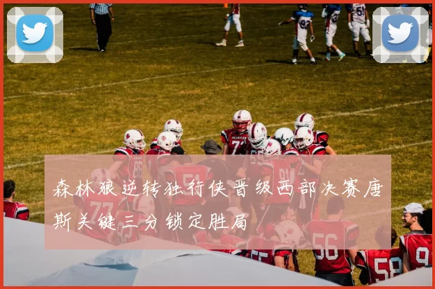 森林狼逆转独行侠晋级西部决赛唐斯关键三分锁定胜局